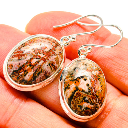 Poppy Jasper Earrings handcrafted by Ana Silver Co - EARR414704