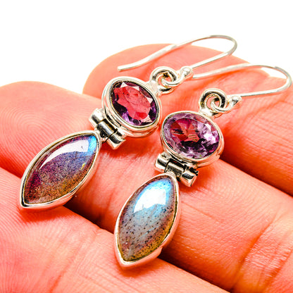 Labradorite Earrings handcrafted by Ana Silver Co - EARR414705