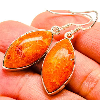 Sponge Coral Earrings handcrafted by Ana Silver Co - EARR414719