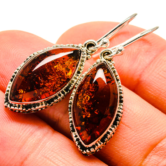 Baltic Amber Earrings handcrafted by Ana Silver Co - EARR414727
