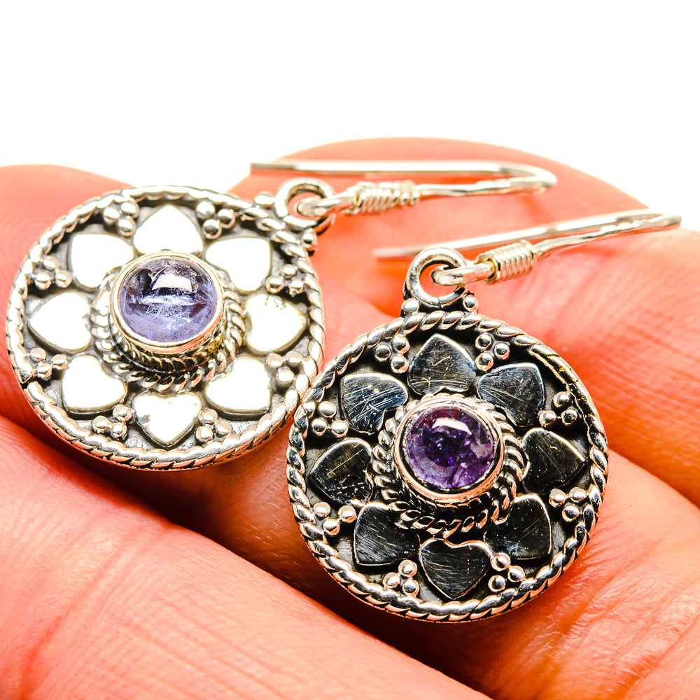Tanzanite Earrings handcrafted by Ana Silver Co - EARR414729