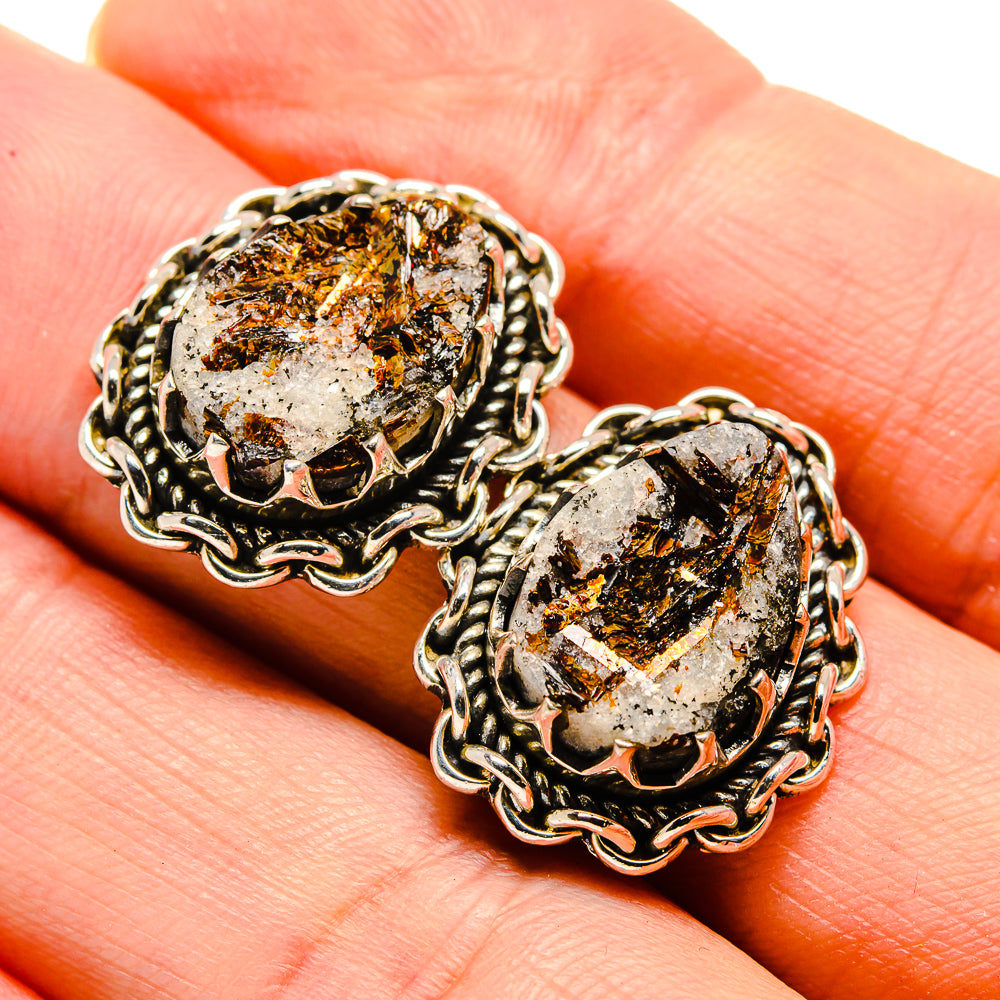 Astrophyllite Earrings handcrafted by Ana Silver Co - EARR414755