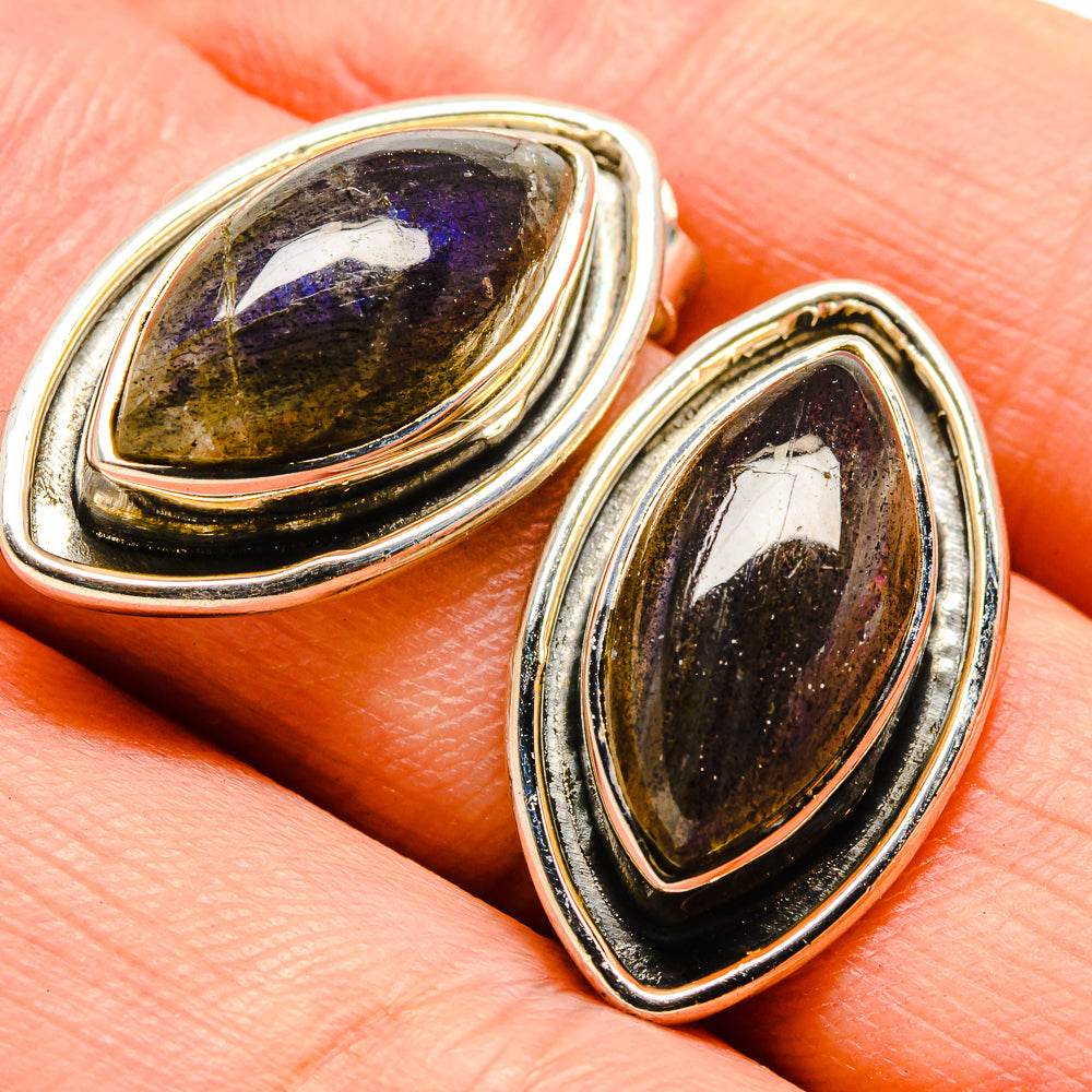 Labradorite Earrings handcrafted by Ana Silver Co - EARR414758