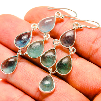Aqua Chalcedony Earrings handcrafted by Ana Silver Co - EARR414770