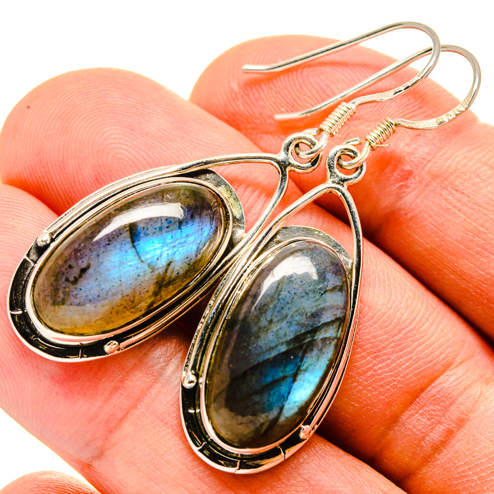 Labradorite Earrings handcrafted by Ana Silver Co - EARR414810