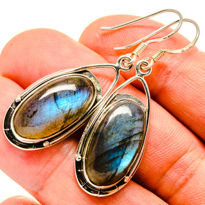 Labradorite Earrings handcrafted by Ana Silver Co - EARR414810