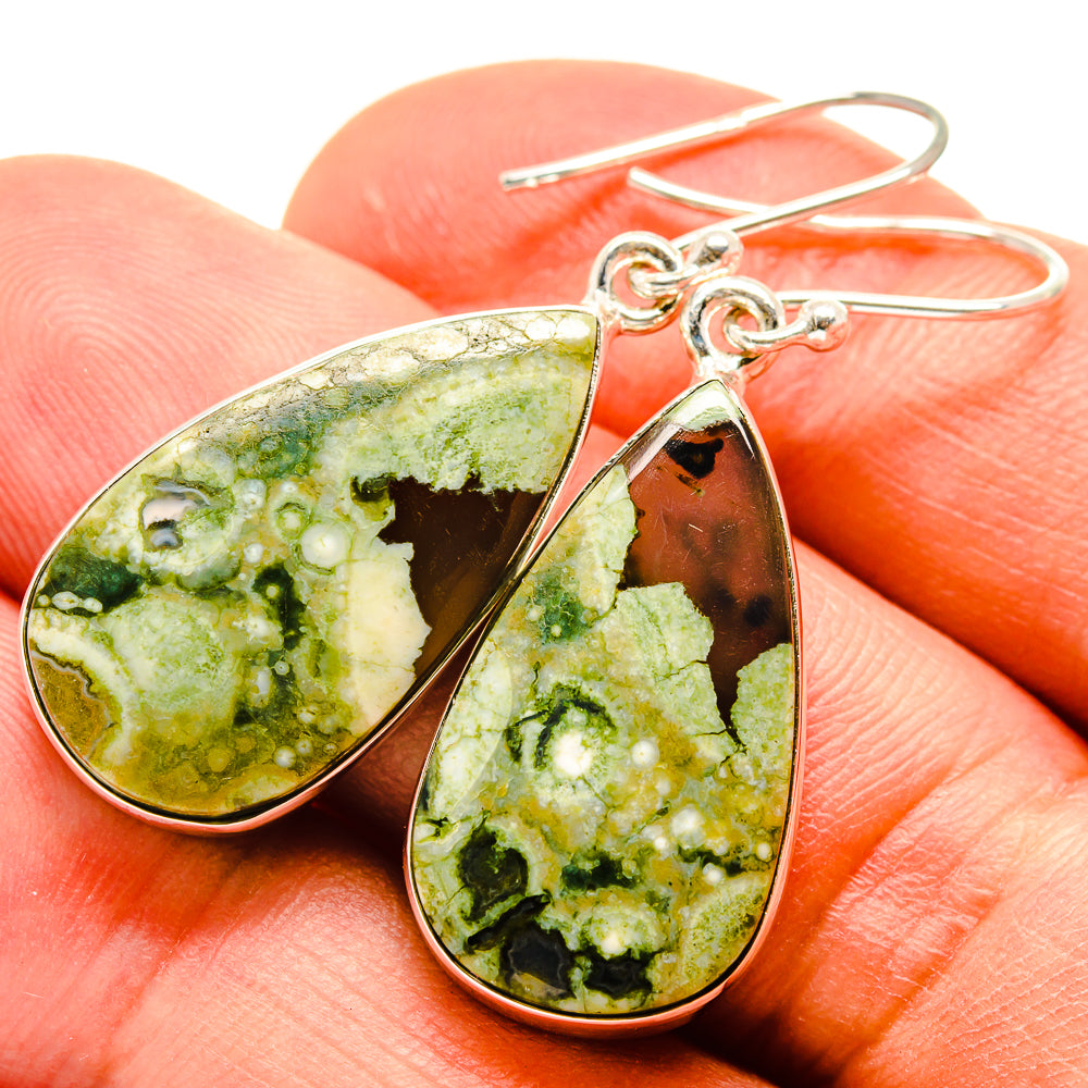 Rainforest Opal Earrings handcrafted by Ana Silver Co - EARR414812