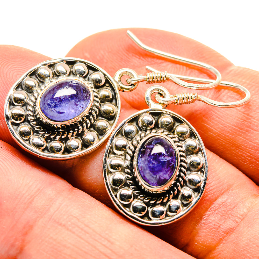 Tanzanite Earrings handcrafted by Ana Silver Co - EARR414814