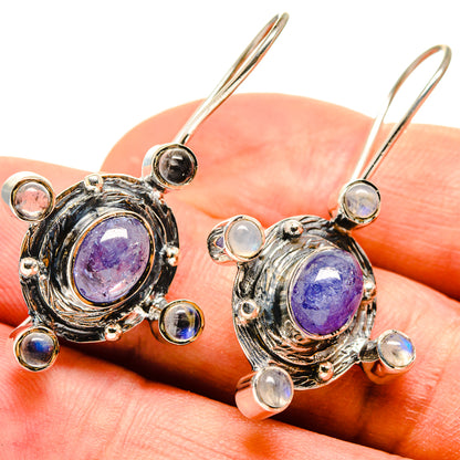 Tanzanite Earrings handcrafted by Ana Silver Co - EARR414815