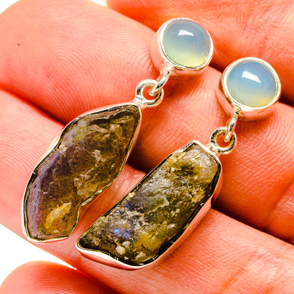 Labradorite Earrings handcrafted by Ana Silver Co - EARR414851