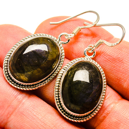 Labradorite Earrings handcrafted by Ana Silver Co - EARR414894