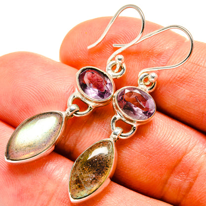 Labradorite Earrings handcrafted by Ana Silver Co - EARR414919