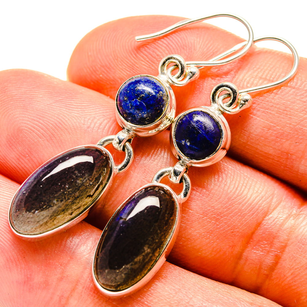 Labradorite Earrings handcrafted by Ana Silver Co - EARR414921