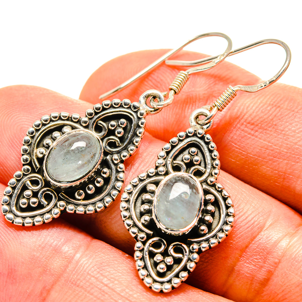 Aquamarine Earrings handcrafted by Ana Silver Co - EARR414924