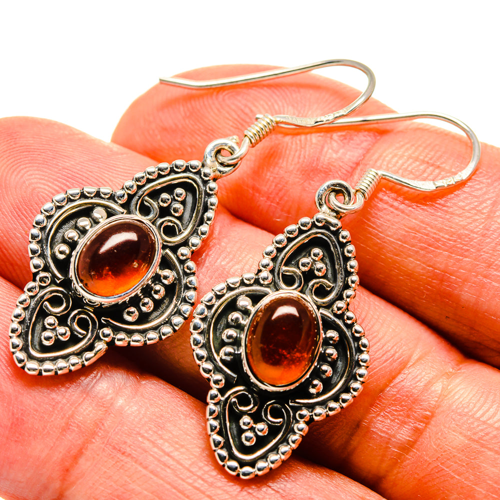 Carnelian Earrings handcrafted by Ana Silver Co - EARR414949