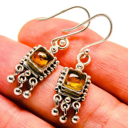 Citrine Earrings handcrafted by Ana Silver Co - EARR414974