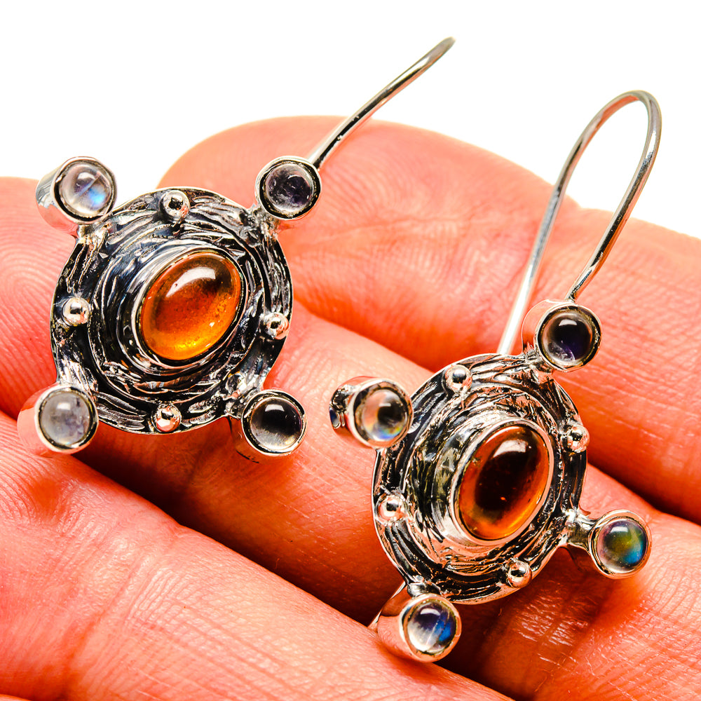Carnelian Earrings handcrafted by Ana Silver Co - EARR414986