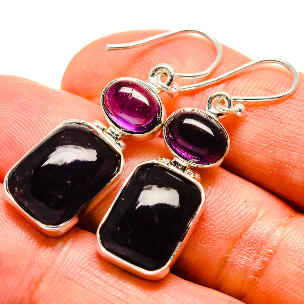 Amethyst Earrings handcrafted by Ana Silver Co - EARR414996