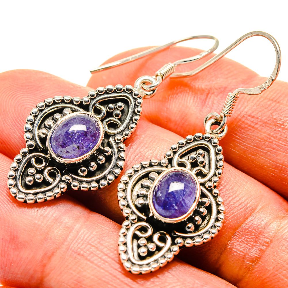 Tanzanite Earrings handcrafted by Ana Silver Co - EARR415002