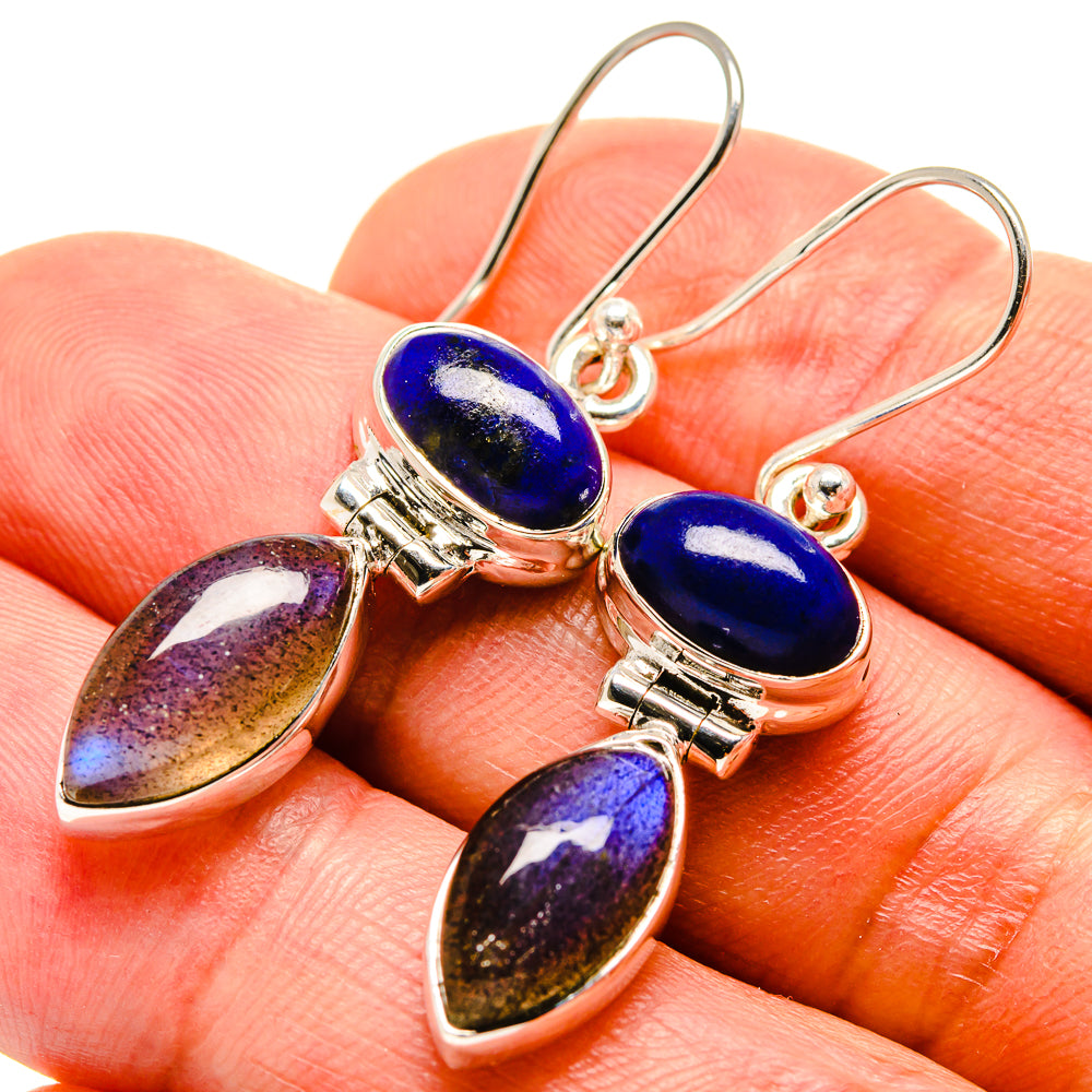 Labradorite Earrings handcrafted by Ana Silver Co - EARR415038