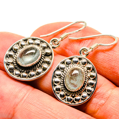 Aquamarine Earrings handcrafted by Ana Silver Co - EARR415046