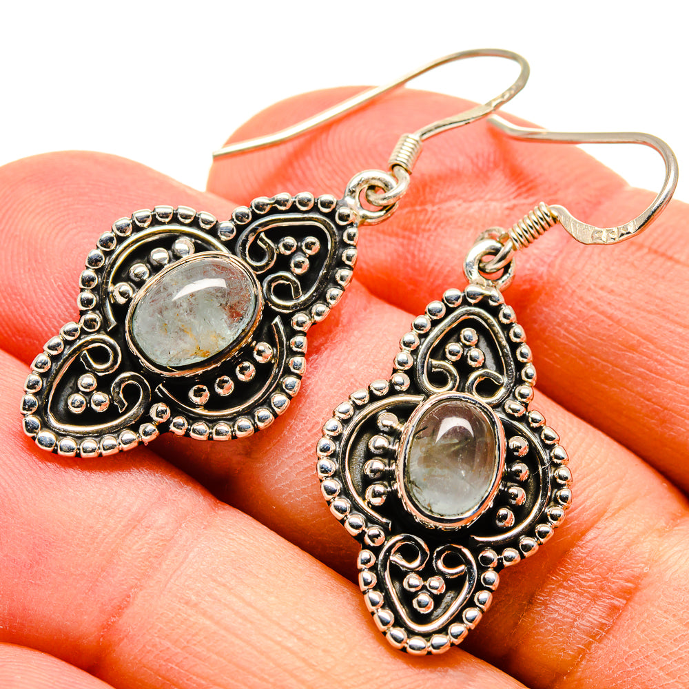 Aquamarine Earrings handcrafted by Ana Silver Co - EARR415054
