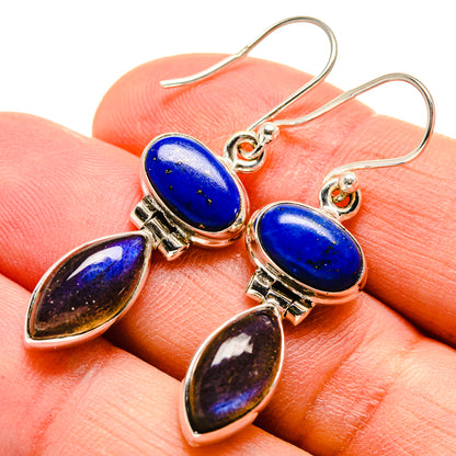 Labradorite Earrings handcrafted by Ana Silver Co - EARR415056