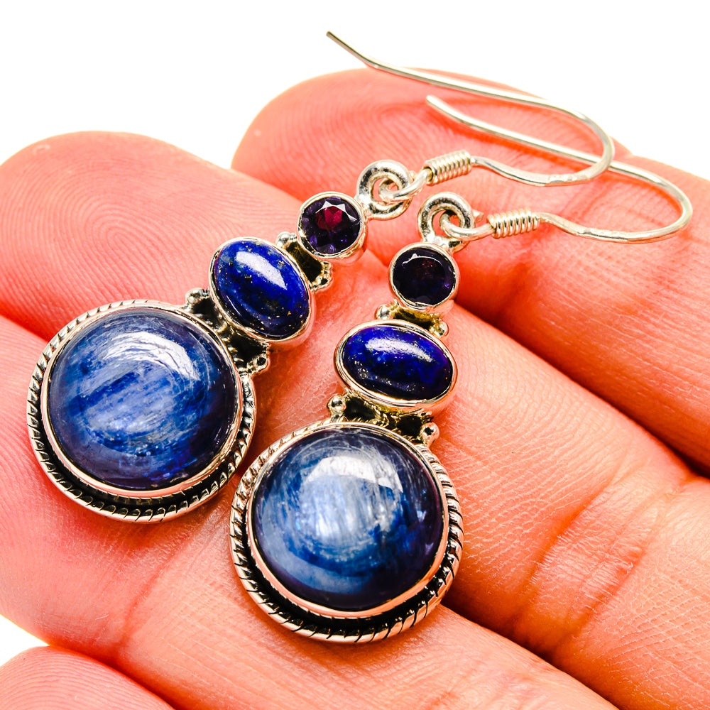 Kyanite Earrings handcrafted by Ana Silver Co - EARR415070