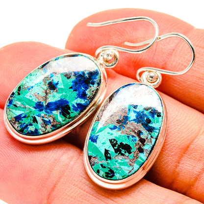Chrysocolla Earrings handcrafted by Ana Silver Co - EARR415071