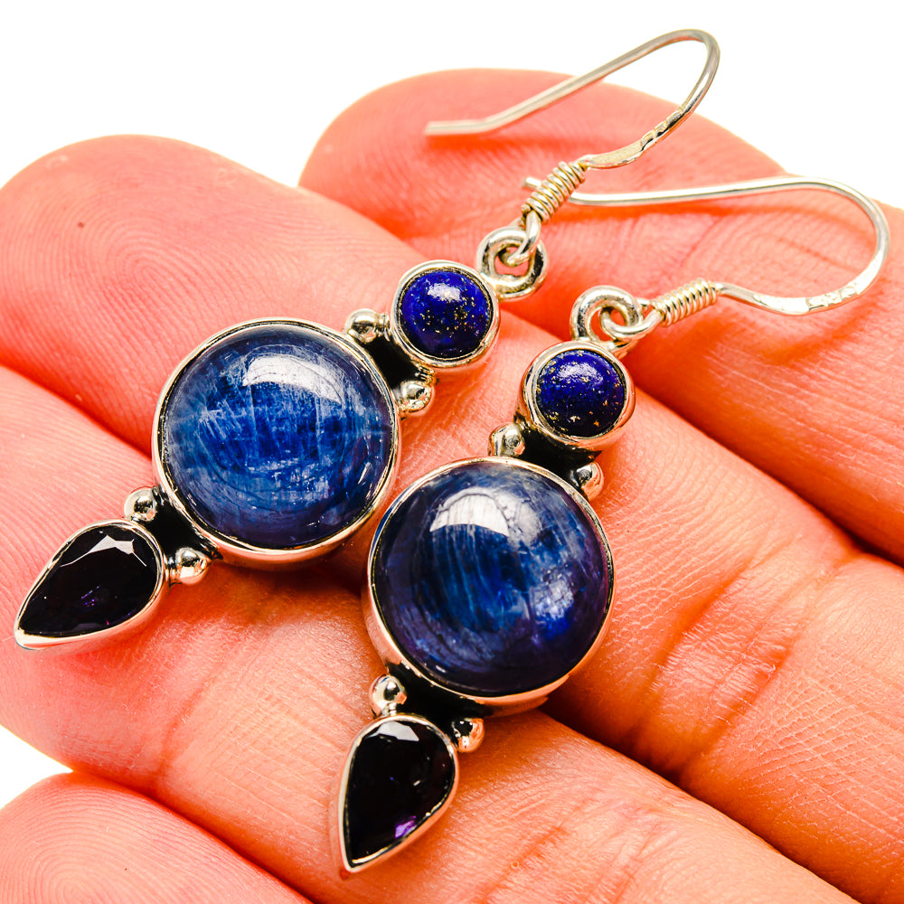Kyanite Earrings handcrafted by Ana Silver Co - EARR415078