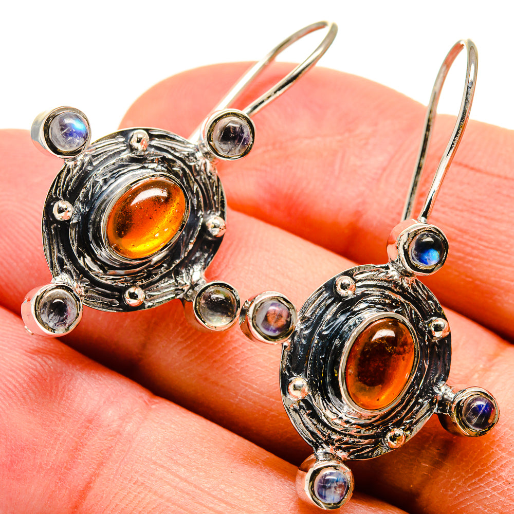 Citrine Earrings handcrafted by Ana Silver Co - EARR415092