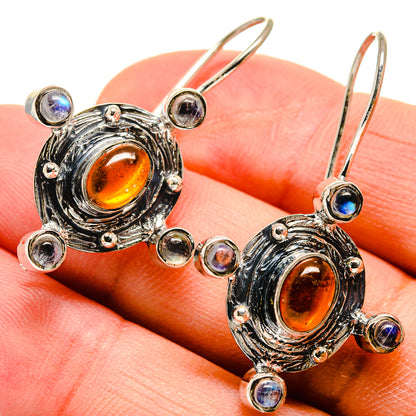 Citrine Earrings handcrafted by Ana Silver Co - EARR415092