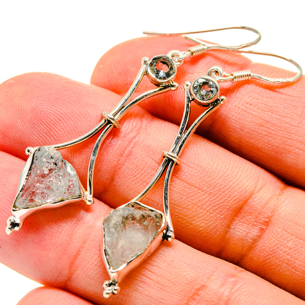 Aquamarine Earrings handcrafted by Ana Silver Co - EARR415100