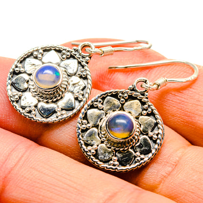 Ethiopian Opal Earrings handcrafted by Ana Silver Co - EARR415103