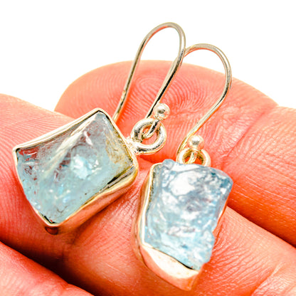 Aquamarine Earrings handcrafted by Ana Silver Co - EARR415104