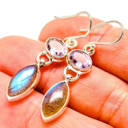Labradorite Earrings handcrafted by Ana Silver Co - EARR415116