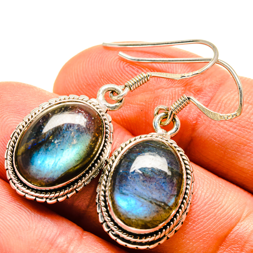 Labradorite Earrings handcrafted by Ana Silver Co - EARR415120