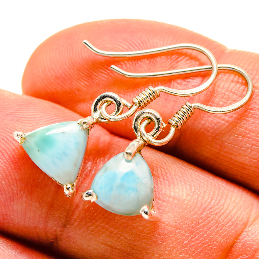 Larimar Earrings handcrafted by Ana Silver Co - EARR415126