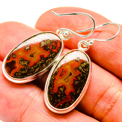 Moroccan Agate Earrings handcrafted by Ana Silver Co - EARR415127