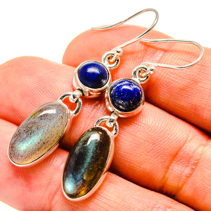 Labradorite Earrings handcrafted by Ana Silver Co - EARR415129