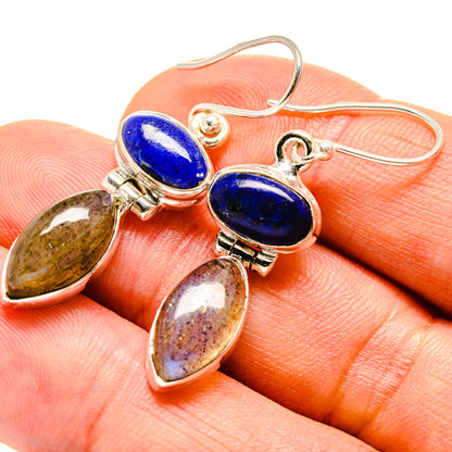 Labradorite Earrings handcrafted by Ana Silver Co - EARR415131