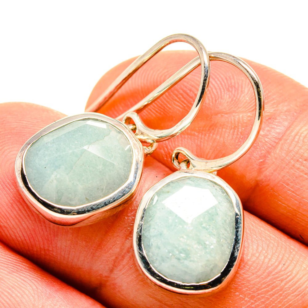 Aquamarine Earrings handcrafted by Ana Silver Co - EARR415139