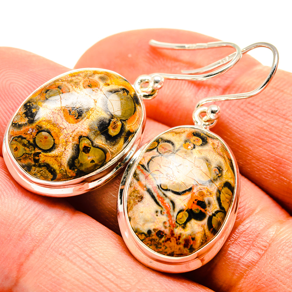 Poppy Jasper Earrings handcrafted by Ana Silver Co - EARR415142