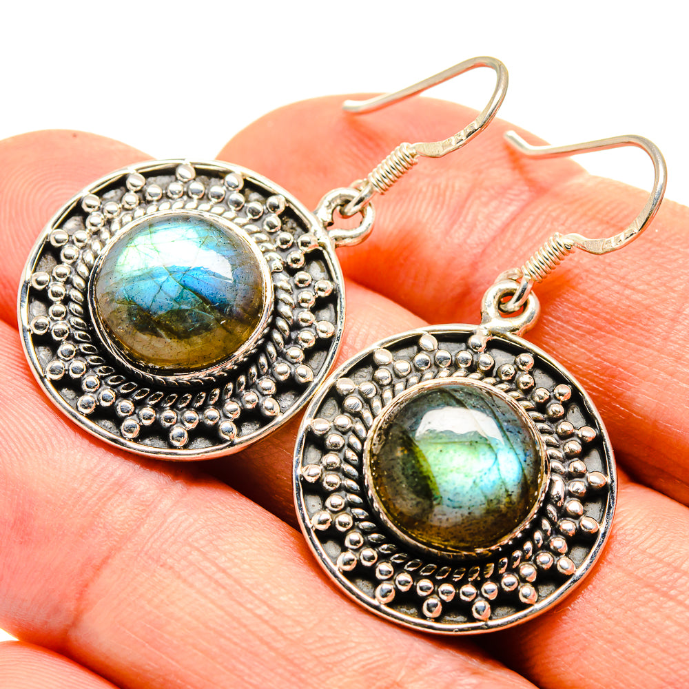 Labradorite Earrings handcrafted by Ana Silver Co - EARR415145