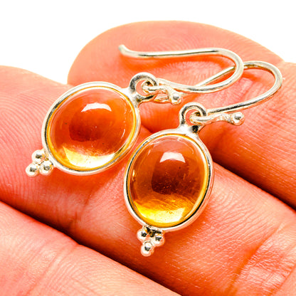 Citrine Earrings handcrafted by Ana Silver Co - EARR415151