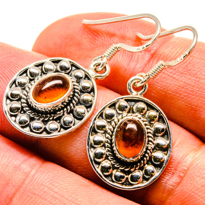 Citrine Earrings handcrafted by Ana Silver Co - EARR415154