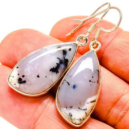 Dendritic Opal Earrings handcrafted by Ana Silver Co - EARR415159