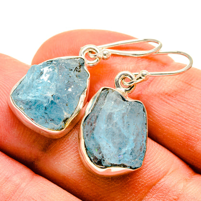 Aquamarine Earrings handcrafted by Ana Silver Co - EARR415189