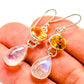 Rainbow Moonstone Earrings handcrafted by Ana Silver Co - EARR415203