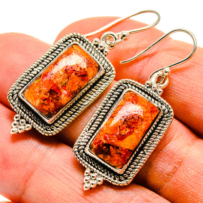 Sponge Coral Earrings handcrafted by Ana Silver Co - EARR415206